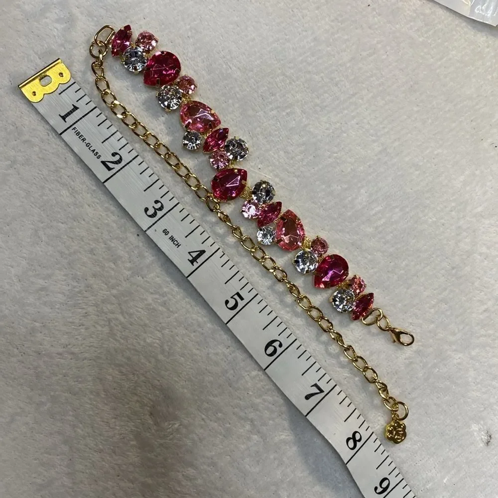 Pink Bling Jewel Dog Fancy Necklace Collar